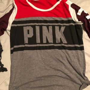 Pink long sleeve shirt